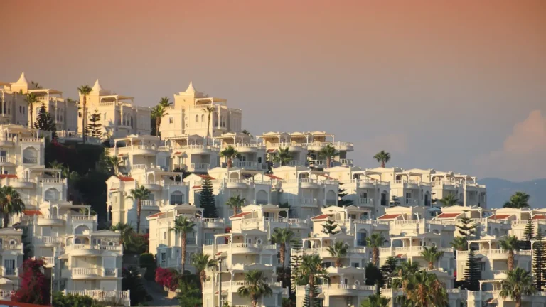 landscape photo of white apartment buildings